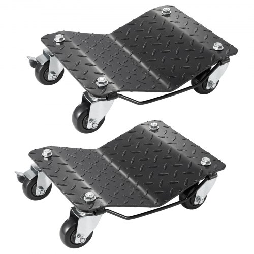 VEVOR Car Dolly Wheel Tire Dolly 2 PCS Heavy Duty Skate Auto Repair Dolly 1360.8 kg